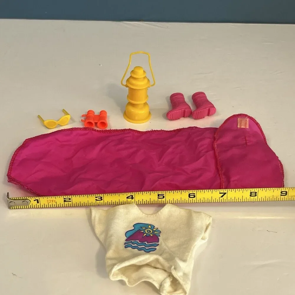 Vintage 1993 Mattel “Camp Barbie” #11074 Fashion Lot 6 Piece Set